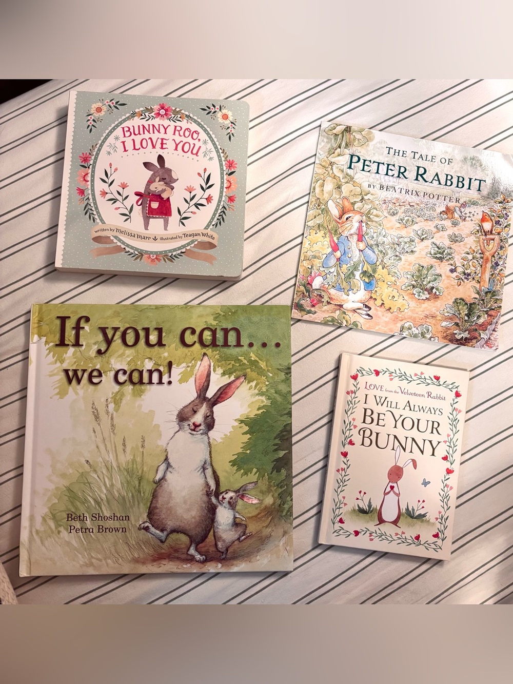 Peter Rabbit Book & more Set of 4 NEW Bunny Nursery Books